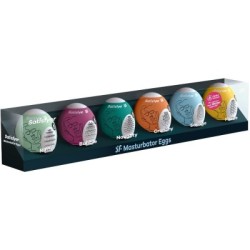 SATISFYER - UOVA MASTURBATORI SET DA 6 UNIT 2