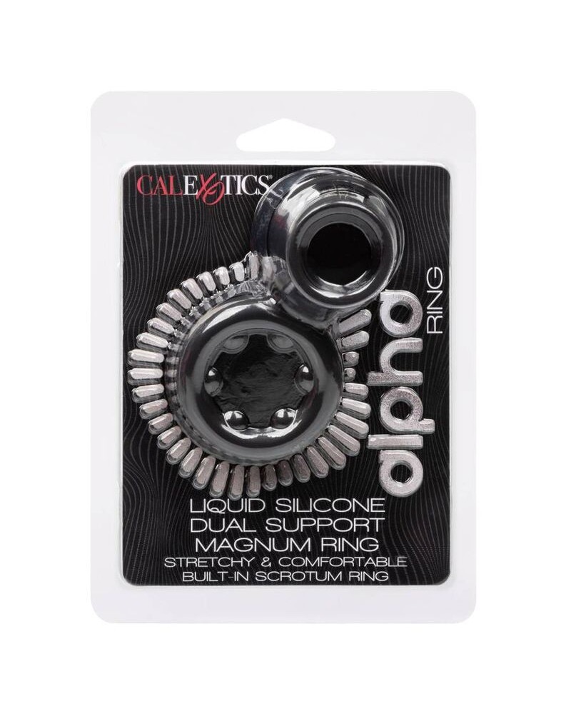 CALEXOTICS - ANELLO ALPHA DUAL MAGNUM NERO