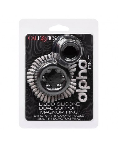 CALEXOTICS - ANELLO ALPHA DUAL MAGNUM NERO