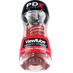 PDX ELITE - STROKER VIEWTUBE 2 COMPRESSIONE SPIRALE TRASPARENTE 2