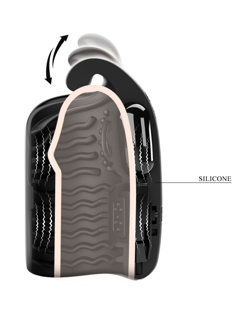 PRETTY LOVE - MASTURBATORE MANUALE PER GHIANDOLA VIBRATORE RICARICABILE