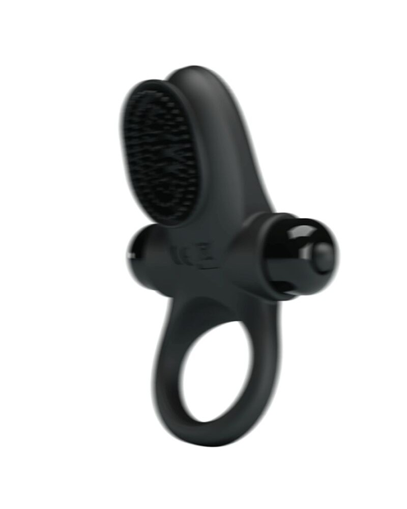 PRETTY LOVE - ANELLO VIBRATORE II PER IL PENE NERO