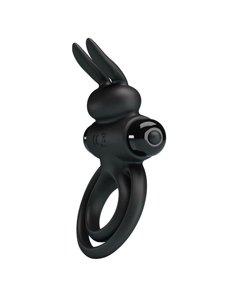 PRETTY LOVE - ANELLO VIBRATOR III RABBIT PER PENE NERO
