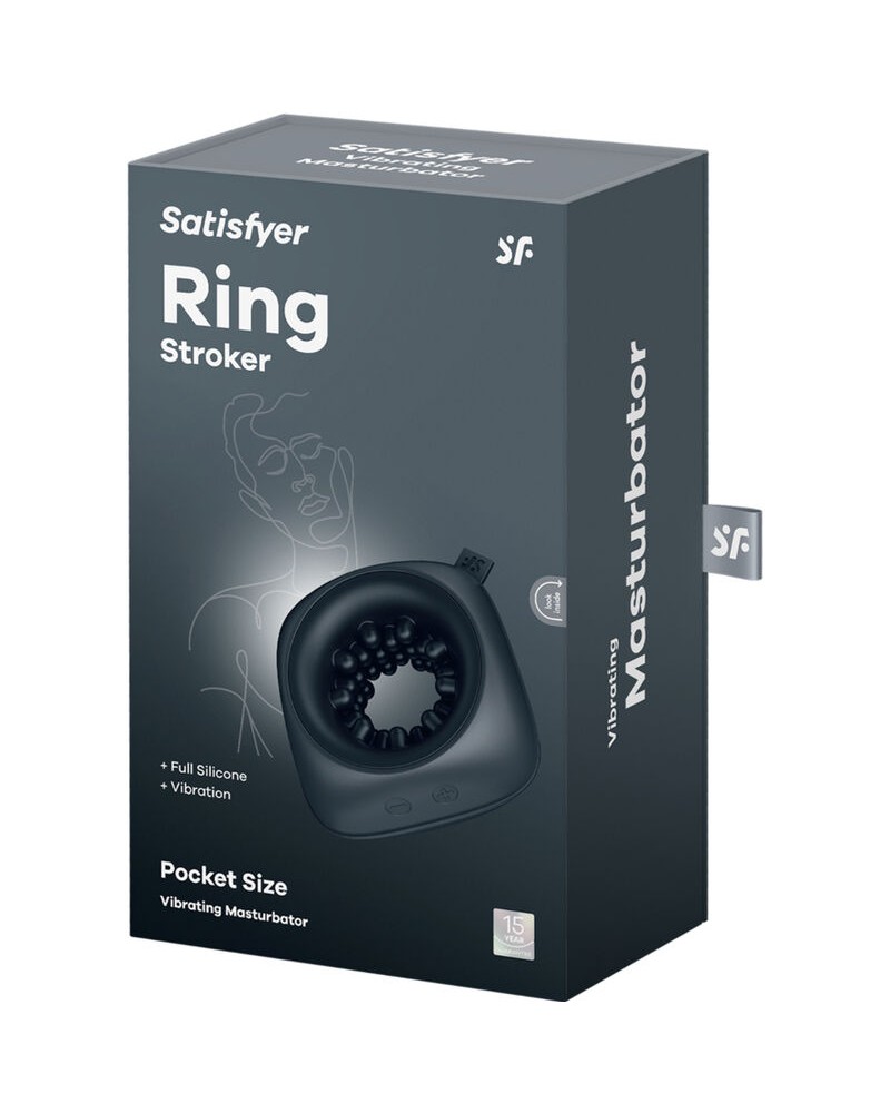 SATISFYER - RING STROKER MASTURBATORE  VIBRATORE