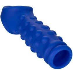 CALEXOTICS - ADMIRAL COPERTURA PER PENE CON PERLINE IN SILICONE LIQUIDO BLU 2