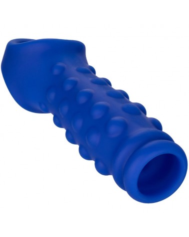 CALEXOTICS - ADMIRAL COPERTURA PER PENE CON PERLINE IN SILICONE LIQUIDO BLU