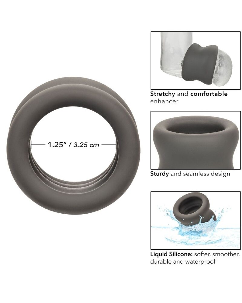 CALEXOTICS - ALPHA ANELLO ALLUNGABILE PER SCROTO NERO