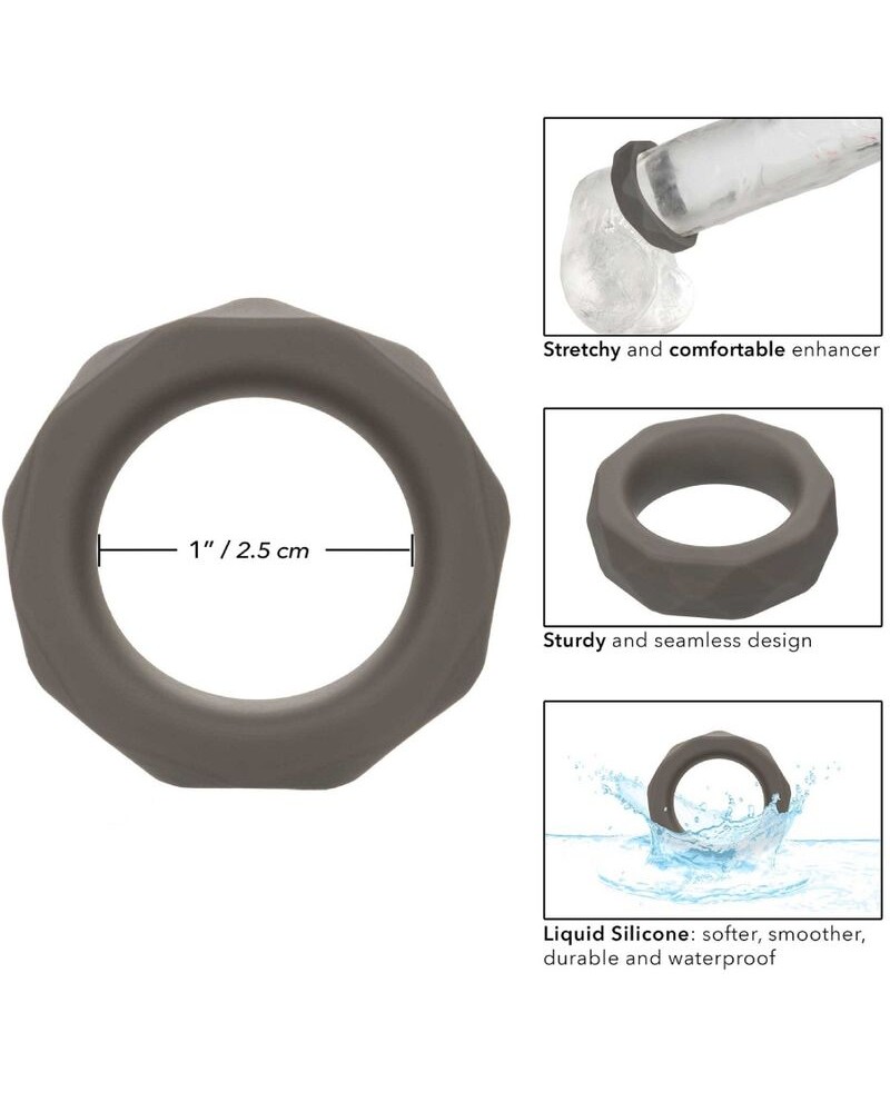 CALEXOTICS - ALPHA ANELLO PRISMATICO PROLONG GRIGIO