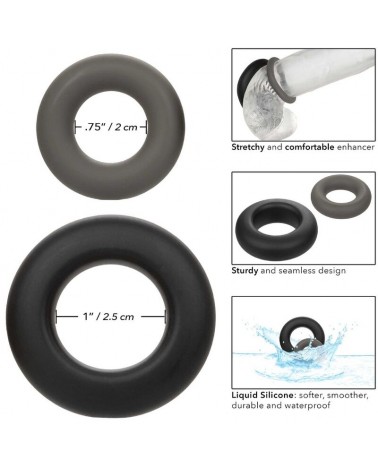 CALEXOTICS - ALPHA SET DI 2 ANELLI PROLONG GRIGIO