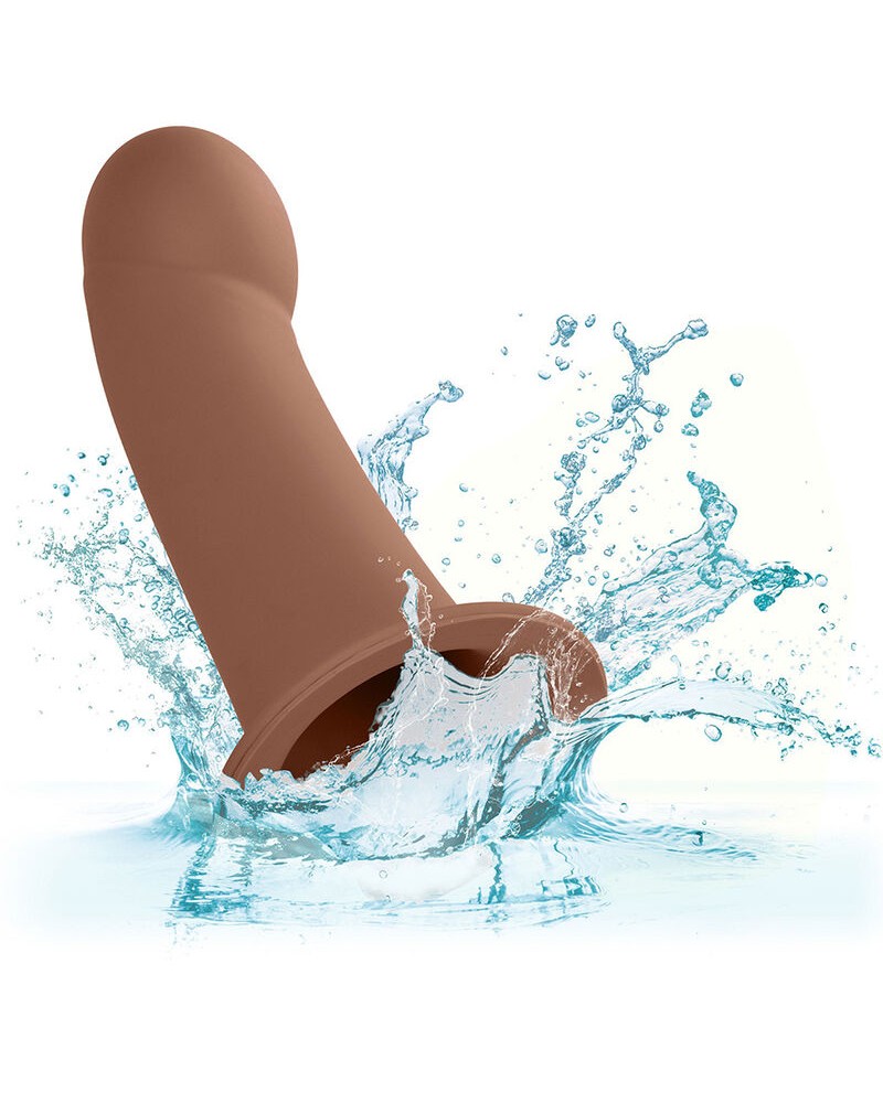 CALEXOTICS - ESTENSIONE MAXX PERFORMANCE CON PELLE MARRONE