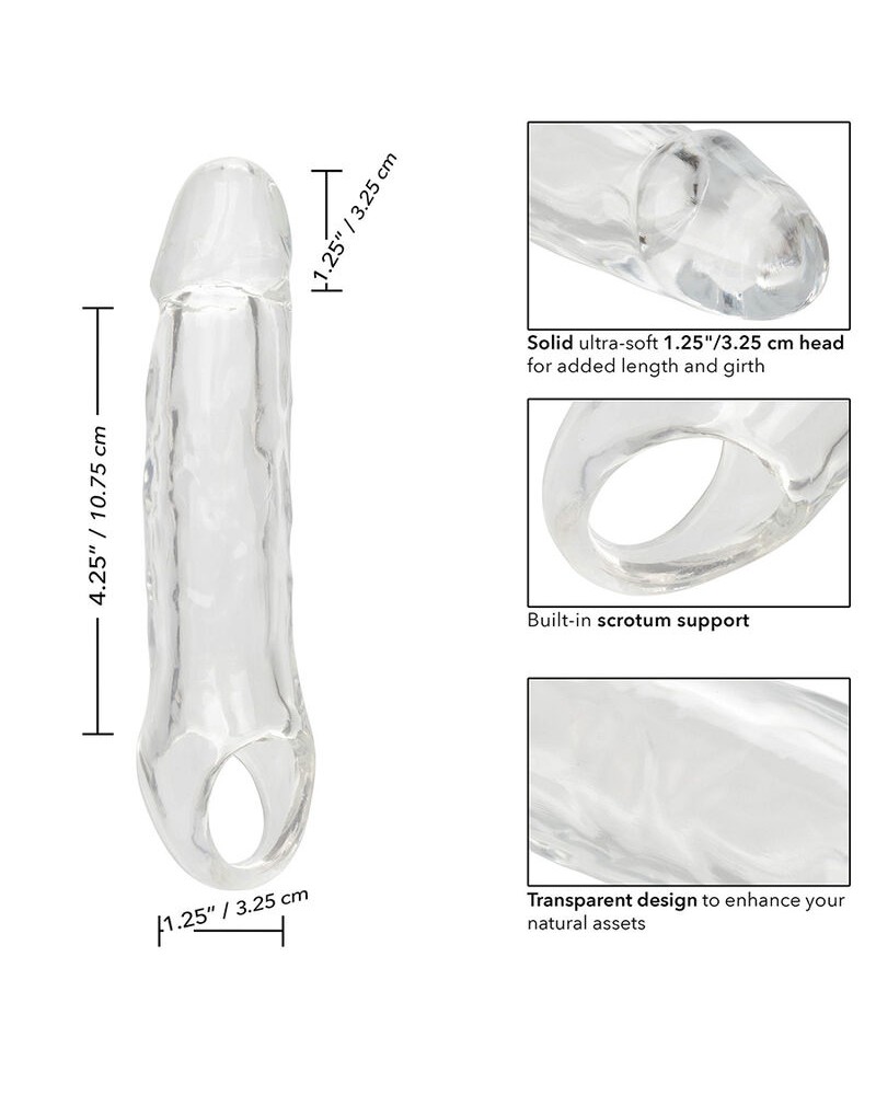 CALEXOTICS - PERFORMANCE MAXX CLEAR EXTENSION 5,5 TRASPARENTE
