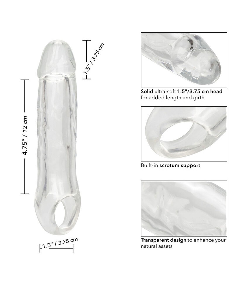 CALEXOTICS - PERFORMANCE MAXX CLEAR EXTENSION 6,5 TRASPARENTE