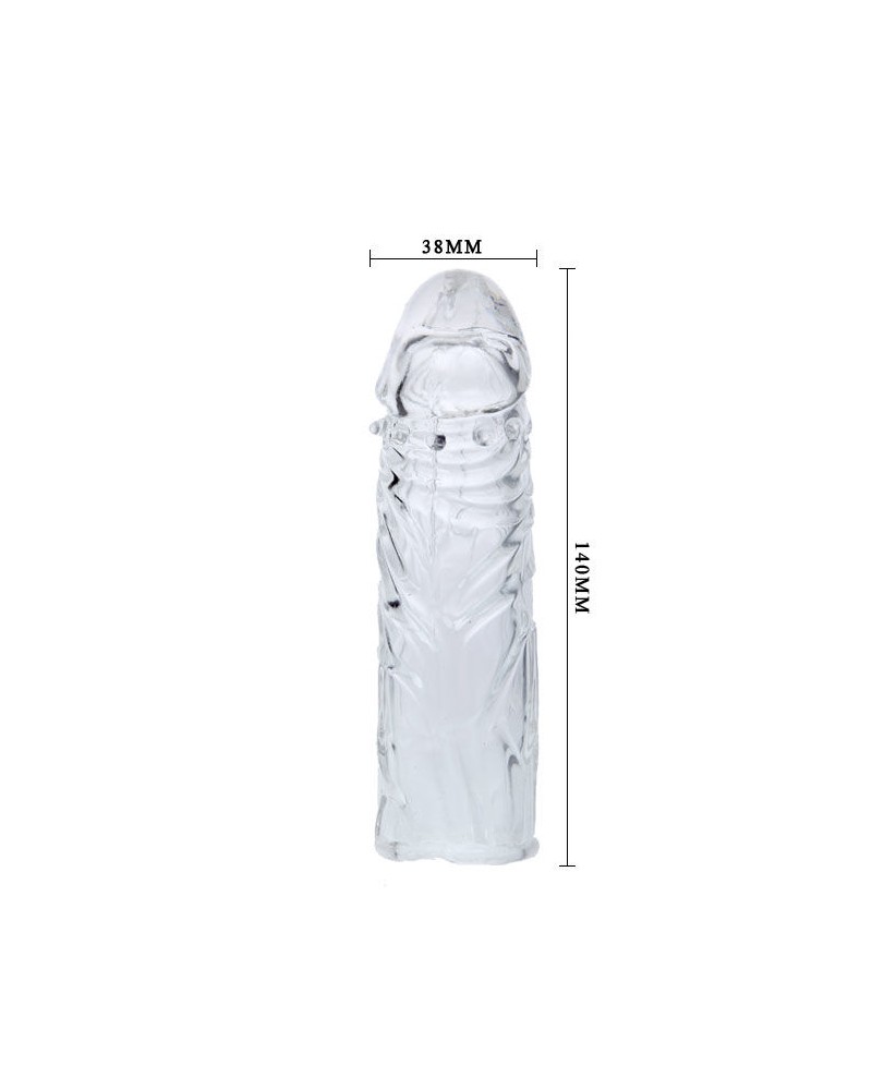 BAILE - COPERTURA LILLA PER PENE IN SILICONE ADATTABILE 13 CM