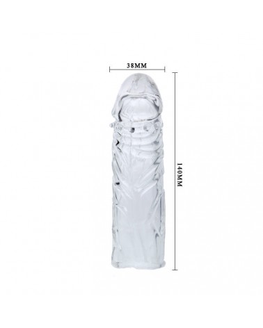 BAILE - COPERTURA LILLA PER PENE IN SILICONE ADATTABILE 13 CM