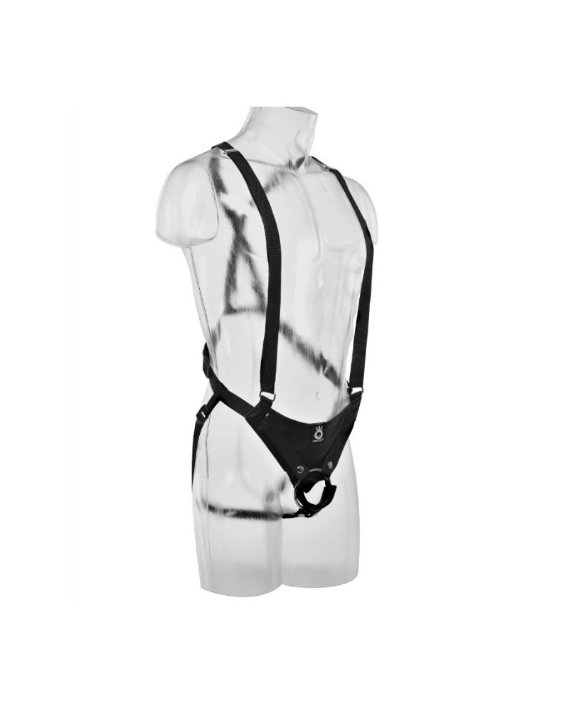 KING COCK - 30,5 CM SISTEMA DI SOSPENSIONE CON CINTURINO CAVO - CARNE