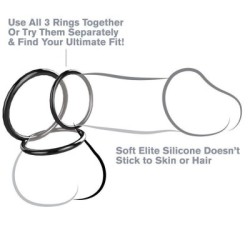 FANTASY C-RINGZ - SET 3 ANELLI STAMINA IN SILICONE 2