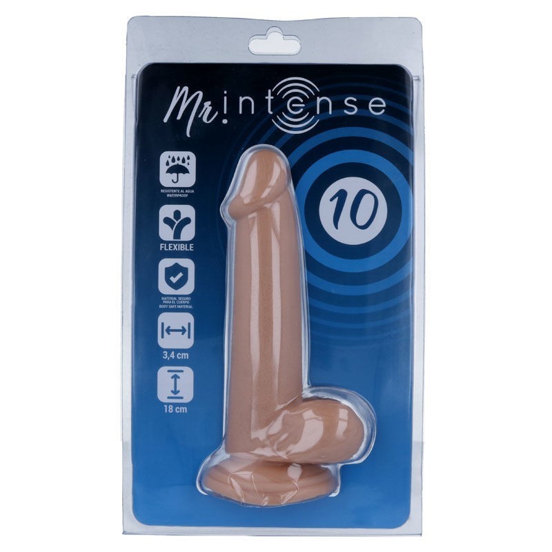 MR INTENSE - 10 REALISTIC PENIS 18 CM -O- 3.4 CM