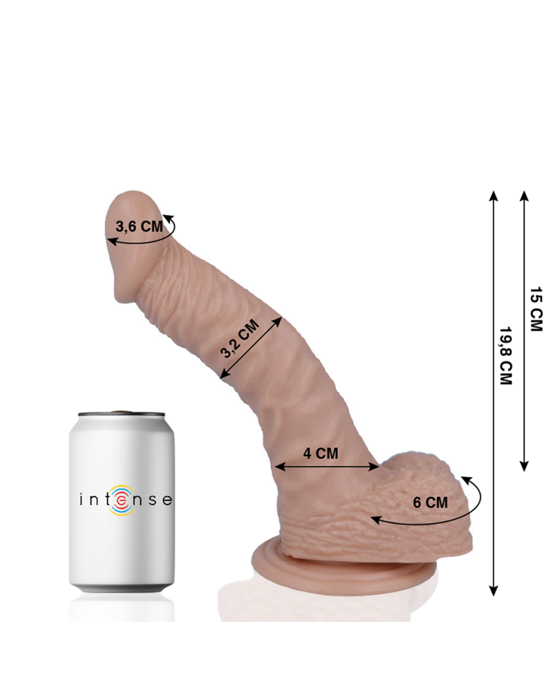 MR INTENSE - 18 PENE REALISTICO 19.8 CM -O- 3.2 CM