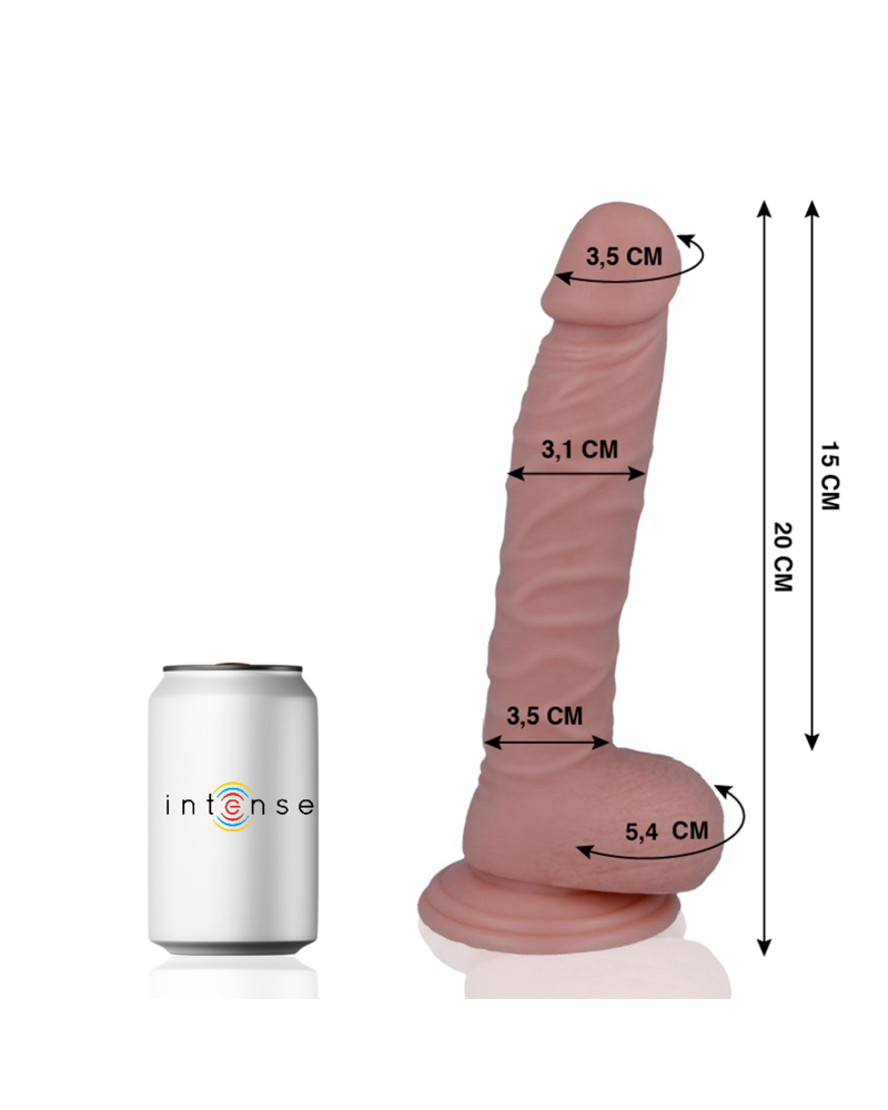 MR INTENSE - 19 REALISTIC PENIS 20 CM -O- 3.1 CM