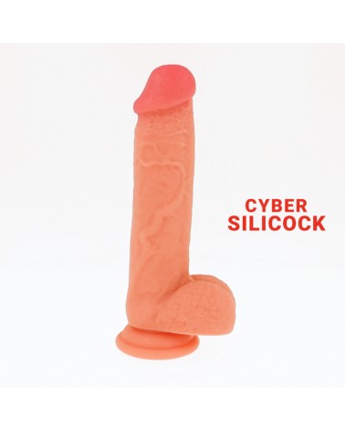 CYBER SILICOCK - SAUL SILICONE LIQUIDO MORBIDO ULTRA REALISTICO 21 CM -O- 4.2 CM
