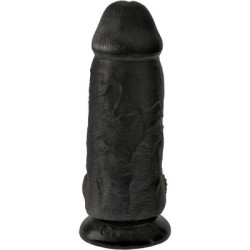 KING COCK - PENE REALISTICO PASSODATO 23 CM NERO 2
