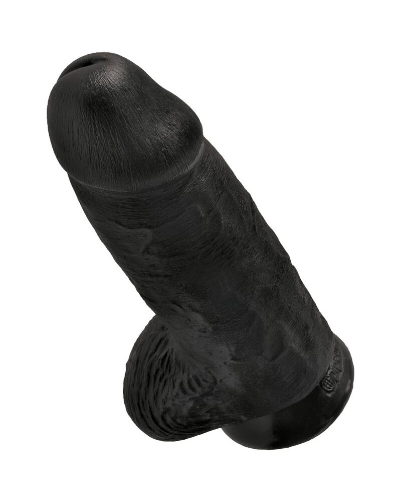 KING COCK - PENE REALISTICO PASSODATO 23 CM NERO