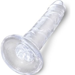 KING COCK - CLEAR PENE REALISTICO 15.5 CM TRASPARENTE 2