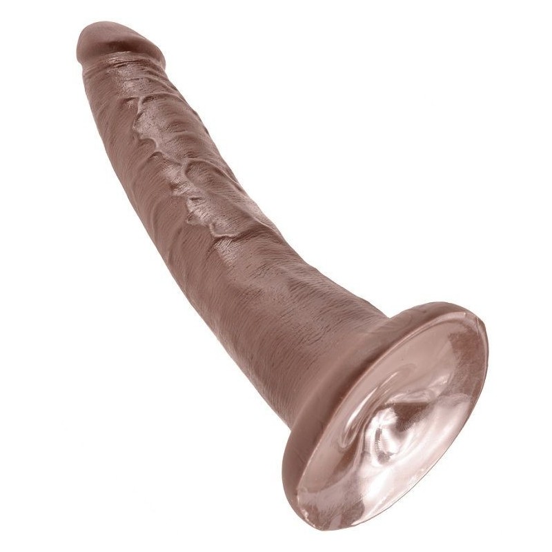 KING COCK - 7 DILDO CIOCCOLATO 17.8 CM