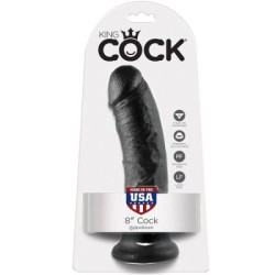 KING COCK - 8 DILDO NERO 20.3 CM 2