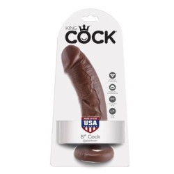 KING COCK - 8 DILDO MARRONE 20.3 CM 2
