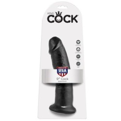 KING COCK - 9 DILDO NERO 22.9 CM 2