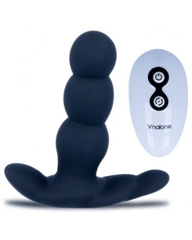 NALONE - VIBRATORE ANALE PEARL TELECOMANDO NERO