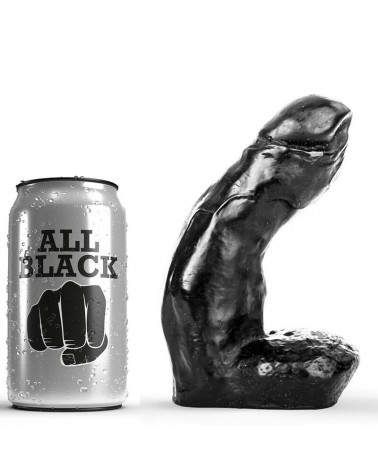 ALL BLACK - DILDO REALISTICO 15 CM