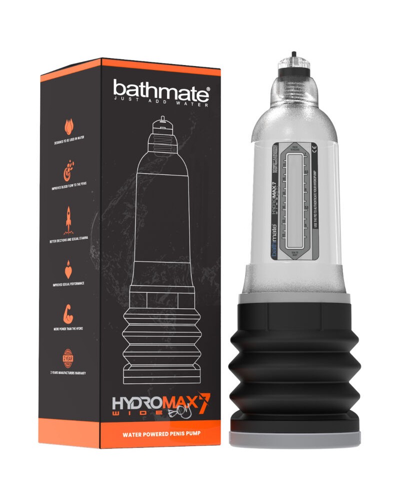 BATHMATE - HYDROMAX 7 WIDE BOY X30 TRASPARENTE