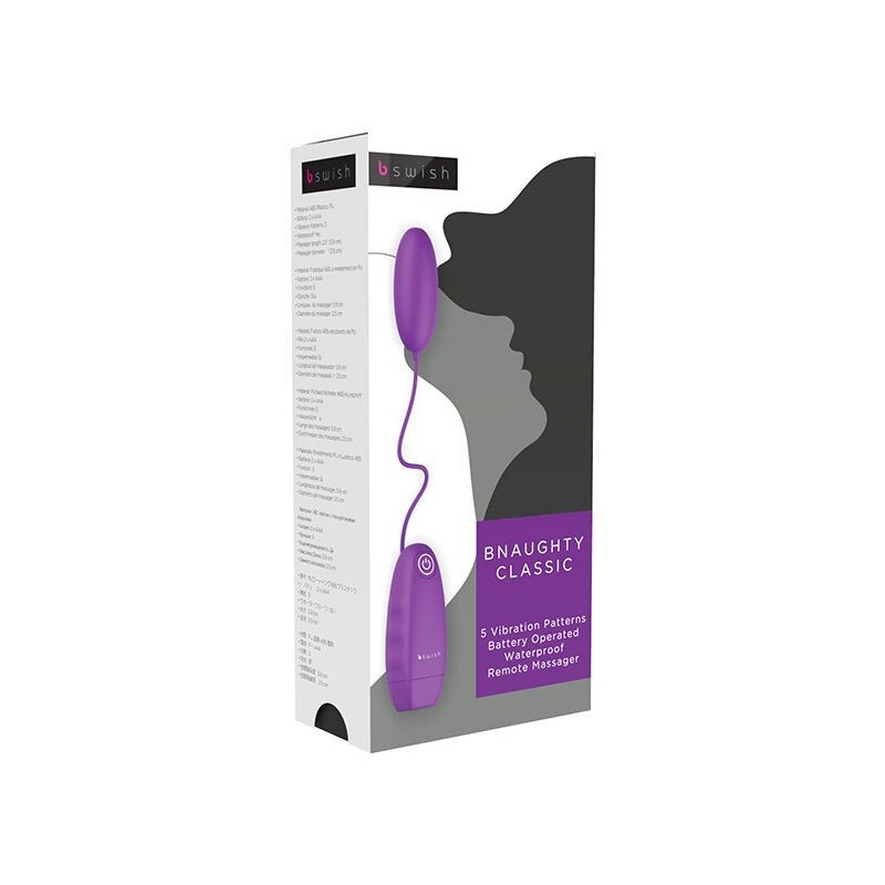 B SWISH - PROIETTILE VIBRANTE BNAUGHTY CLASSIC VIOLA