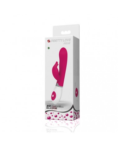 PRETTY LOVE - FLIRTATION VIBRATORE CON STIMOLATORE FELIX