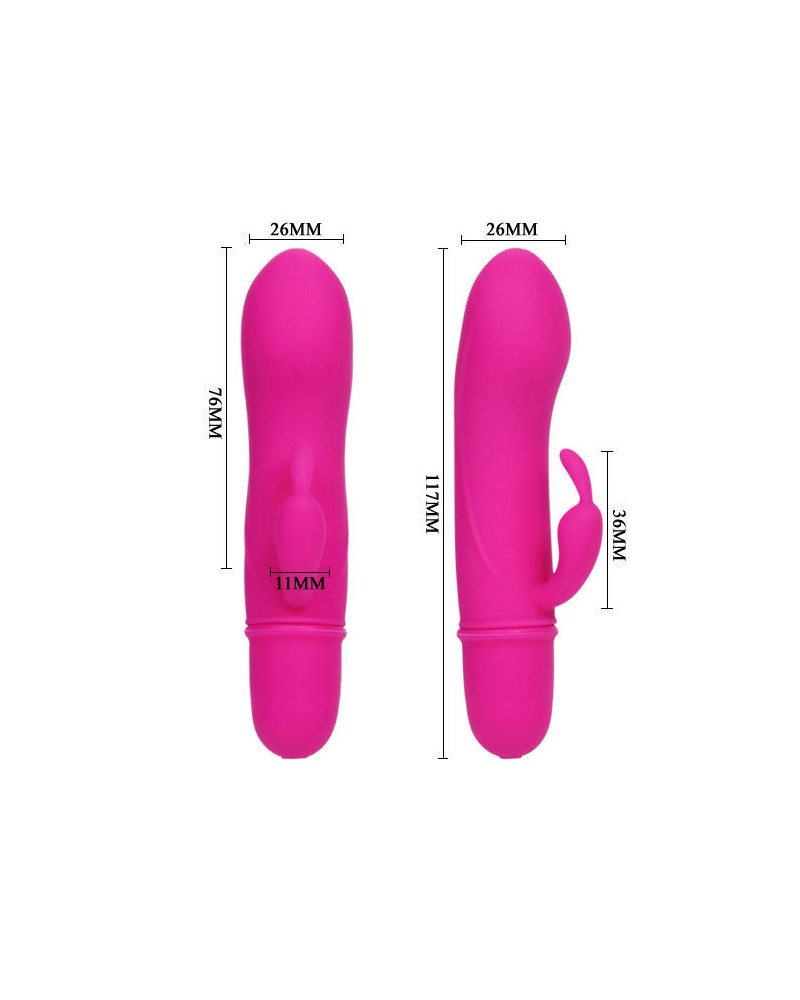 PRETTY LOVE - FLIRTAZIONE VIBRATORE CON CONIGLIO CAESAR