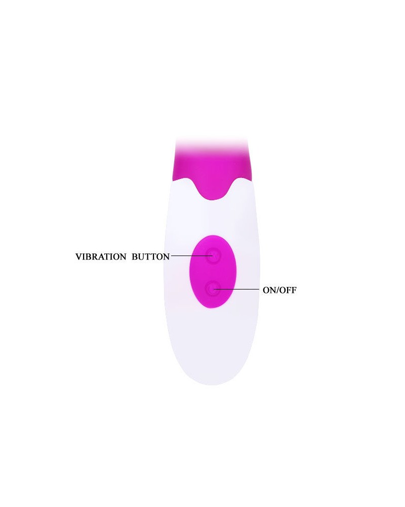 PRETTY LOVE - FLIRTATION VIBRATORE ALVIS CON STIMOLATORE DEL CLITORIDE