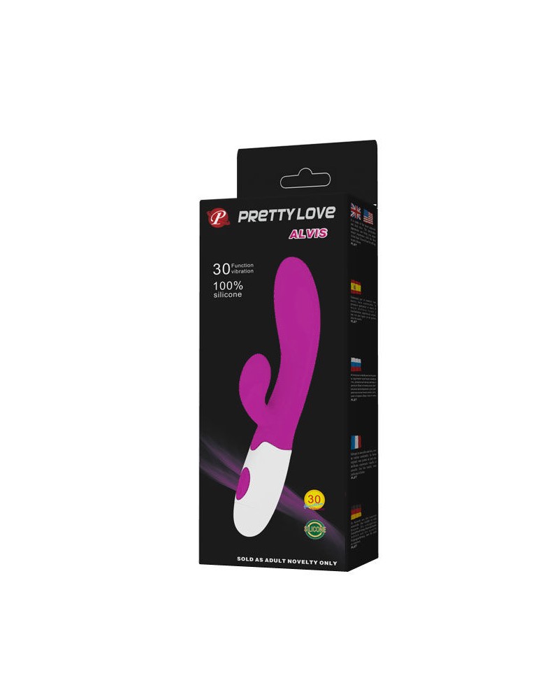 PRETTY LOVE - FLIRTATION VIBRATORE ALVIS CON STIMOLATORE DEL CLITORIDE