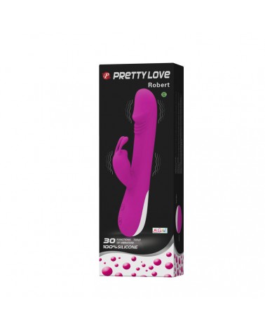 PRETTY LOVE - FLIRTAZIONE VIBRATORE ROBERT CON STIMOLATORE CLITORIDE