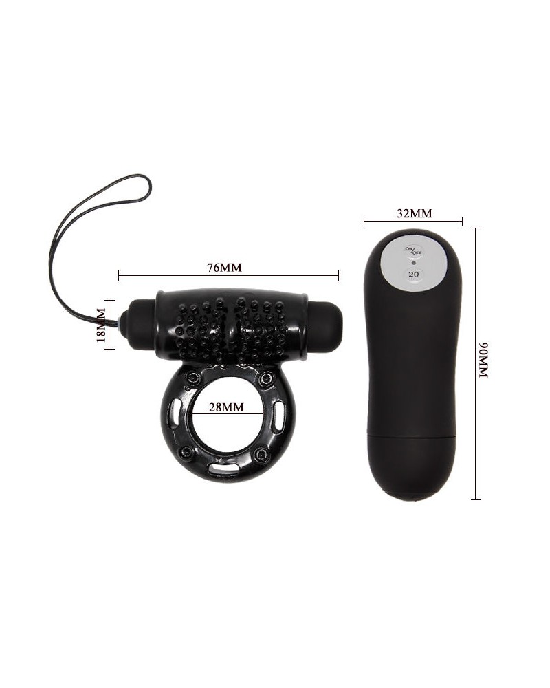 BAILE - TELECOMANDO RING NERO 20V