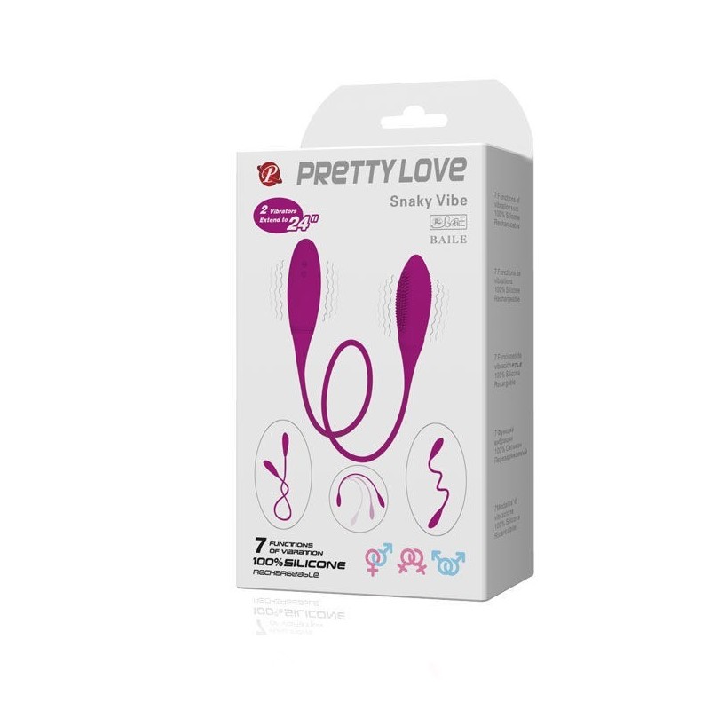 PRETTY LOVE - VIBRATORE SNAKY DELUXE 7 V