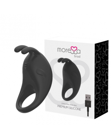 MORESSA - BRAD PREMIUM SILICONE RICARICABILE NERO 2