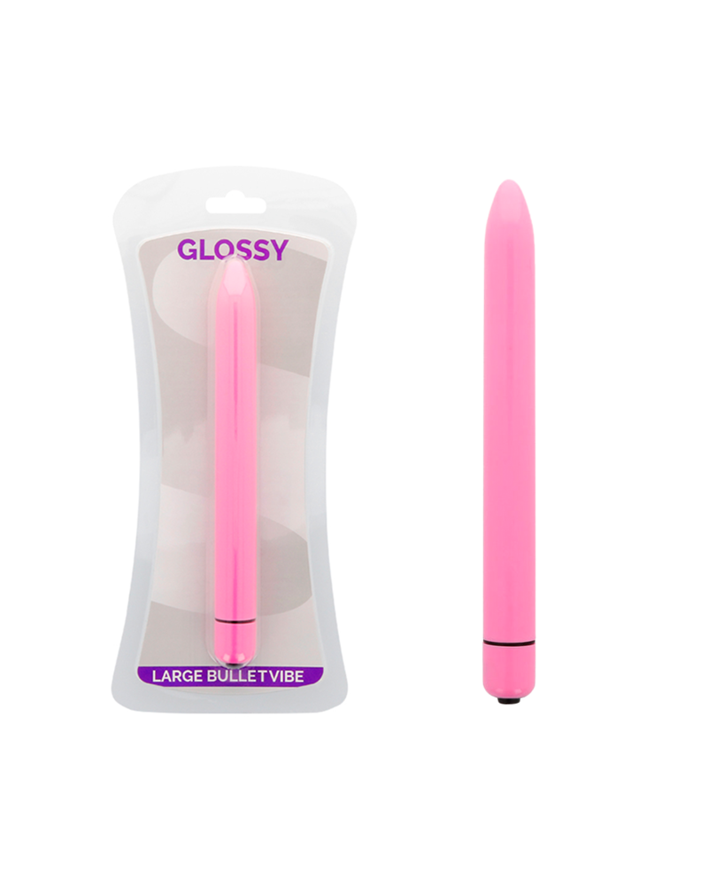 GLOSSY - VIBRATORE SLIM DEEP ROSE