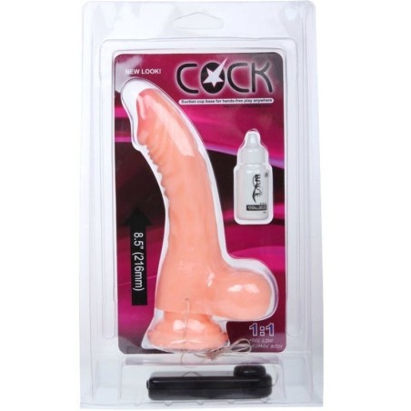 BAILE - DILDO REALISTICO CON VIBRAZIONE 21.6 CM