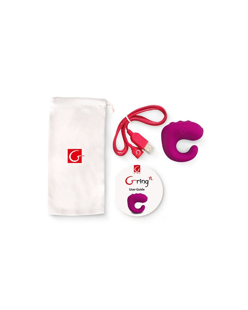 G-VIBE - FUN TOYS GRING ANELLO VIBRATORE XL LAMPONE DOLCE