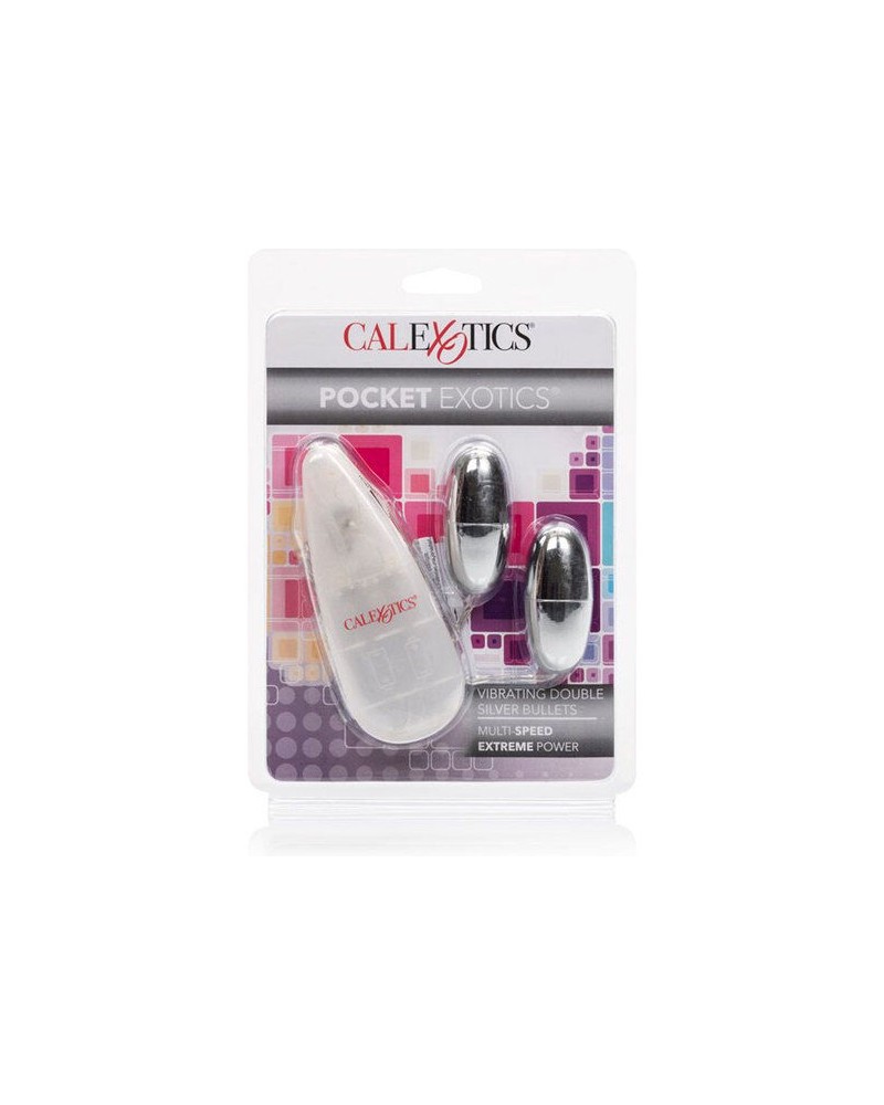 CALEXOTICS - PROIETTILI VIBRANTI ARGENTO DUO