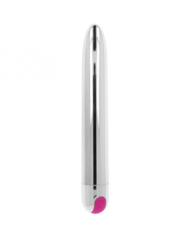 OHMAMA - VIBRATORE ARGENTO RICARICABILE 10 MODALIT 18,5 CM 2