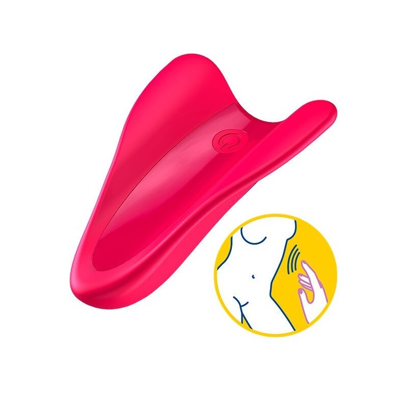 SATISFYER - VIBRATORE HIGH FLY FINGER FUCSIA