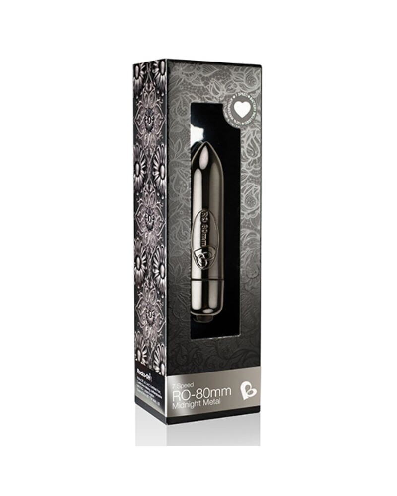 ROCKS-OFF - PALLONE VIBRANTE RO-80MM MIDNIGHT METAL